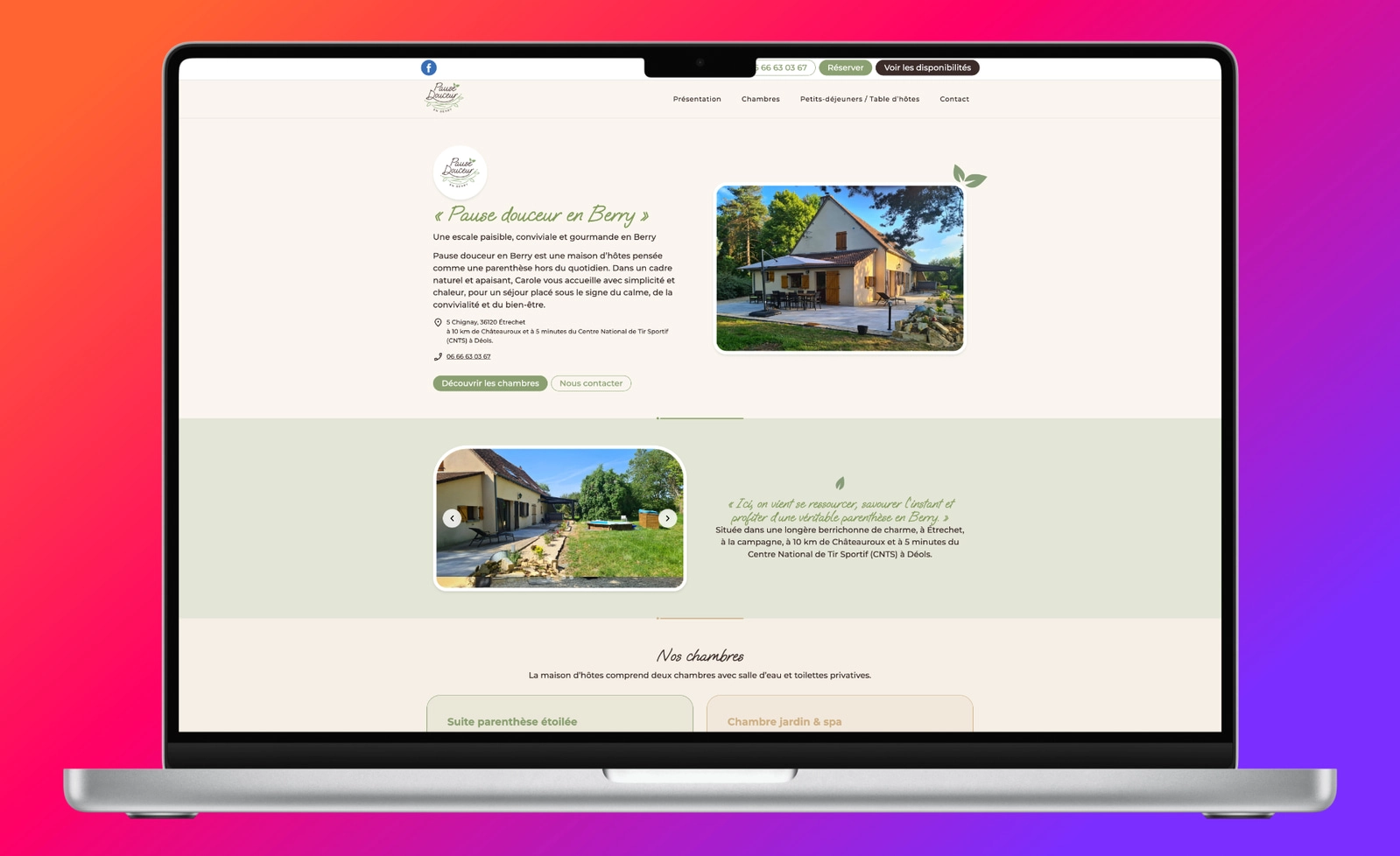 Mockup Pause Douceur en Berry